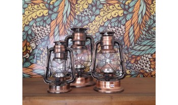 Lampião Vintage Led e/ ou Pavio  AD15