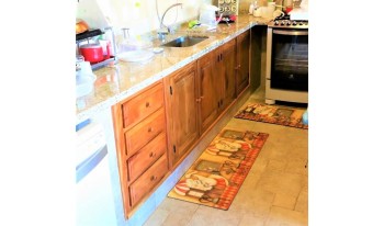 Gabinete de madeira para cozinha - acabamento liso -  GB45